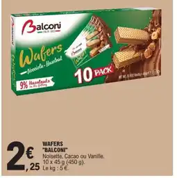 E.Leclerc BALCONI Wafers offre