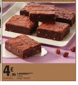 E.Leclerc 8 brownies offre