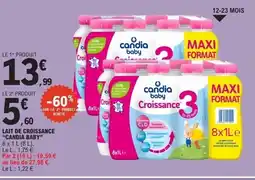 E.Leclerc CANDIA Lait de croissance offre