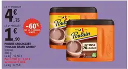 E.Leclerc POULAIN GRAND AROME Poudre chocolatée offre