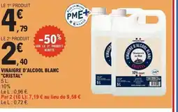 E.Leclerc CRISTAL Vinaigre d'alcool blanc offre