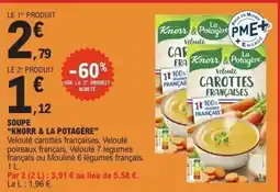 E.Leclerc KNORR & LA POTAGÈRE Soupe offre