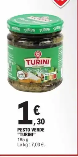 E.Leclerc TURINI Pesto verde offre