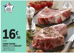 E.Leclerc Viande bovine cote a griller offre