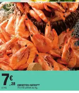 E.Leclerc Crevettes cuites offre