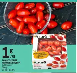 E.Leclerc Tomate cerise allongée rouge offre
