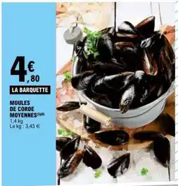 E.Leclerc Moules de Corde Moyennes offre