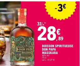 E.Leclerc BOISSON SPIRITUEUSE DON PAPA MASSKARA offre