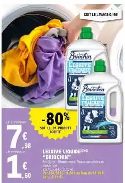 E.Leclerc Lessive Liquide Briochin offre