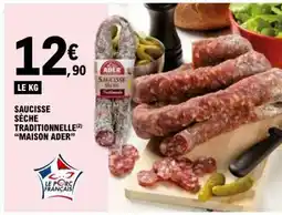 E.Leclerc SAUCISSE SÈCHE TRADITIONNELLE MAISON ADER offre