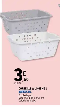 E.Leclerc CORBEILLE À LINGE 45 L offre