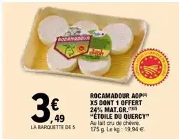 E.Leclerc Rocamadour Aop offre