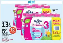 E.Leclerc Lait de Croissance 'Candia Baby' offre