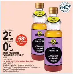 E.Leclerc SAUCE VINAIGRETTE VINAIGRERIE GÉNÉRALE offre