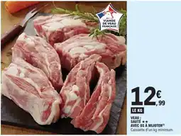 E.Leclerc Veau : Sauté avec os à mijoter offre