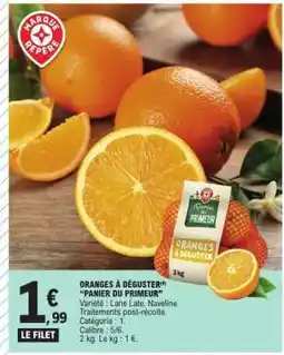 E.Leclerc ORANGES À DÉGUSTER PANIER DU PRIMEUR offre