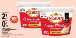 E.Leclerc CRÈME FRAÎCHE GASTRONOMIQUE ENTIÈRE offre