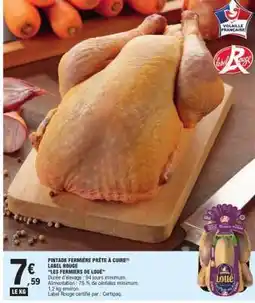 E.Leclerc Pintade Fermière Prête à Cuire offre