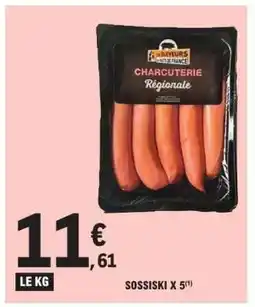 E.Leclerc SOSSISKI X 5 offre