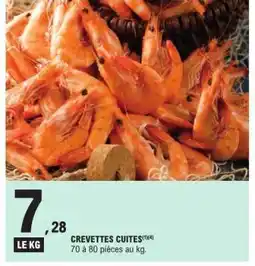E.Leclerc CREVETTES CUITES offre