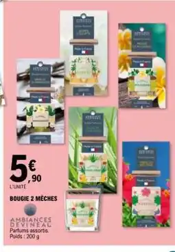 E.Leclerc BOUGIE 2 MÈCHES offre