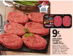 E.Leclerc STEAK HACHÉS PUR BŒUF offre