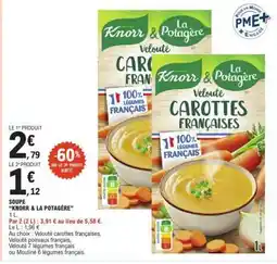 E.Leclerc SOUPE KNORR & LA POTAGÈRE offre