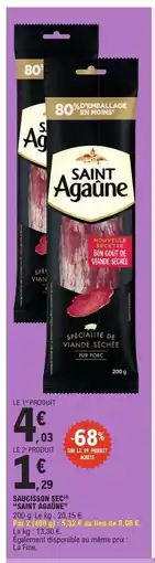 E.Leclerc SAUCISSON SEC SAINT AGAÛNE offre