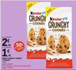 E.Leclerc KINDER Crunchy Cookies offre