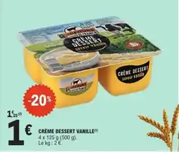 E.Leclerc CRÈME DESSERT VANILLE offre