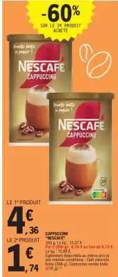 E.Leclerc Nescafe Cappuccino offre
