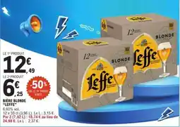 E.Leclerc Bière Blonde Leffe offre