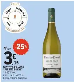 E.Leclerc IGP Val de Loire “Plessis Duval” offre