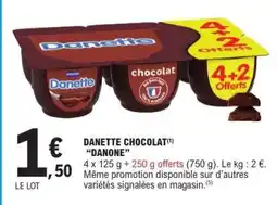 E.Leclerc DANETTE CHOCOLAT offre