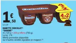 E.Leclerc DANETTE CHOCOLAT offre