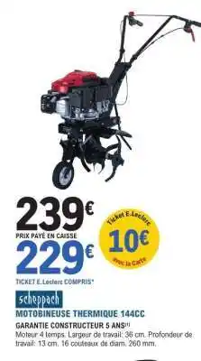 MOTOBINEUSE THERMIQUE 144CC