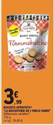 E.Leclerc Biscuits apéritifs offre