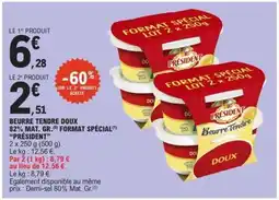 E.Leclerc BEURRE TENDRE DOUX offre