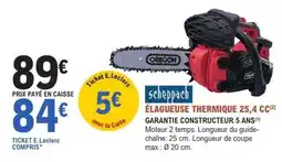 E.Leclerc Élagueuse Thermique 25,4 CC offre