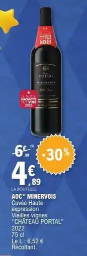 E.Leclerc AOC MINERVOIS offre