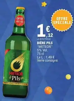 E.Leclerc BIÈRE PILS METEOR offre