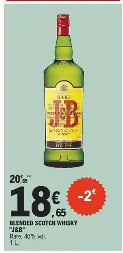 E.Leclerc BLENDED SCOTCH WHISKY J&B offre