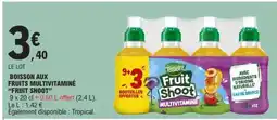 E.Leclerc Boisson aux fruits multivitaminé Fruit Shoot offre