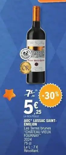 E.Leclerc AOC* LUSSAC SAINT-ÉMILION offre