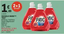E.Leclerc VAISSELLE MAINS PAIC offre