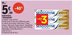 E.Leclerc Dentifrice Sensodyne offre