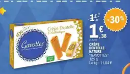 E.Leclerc CRÊPE DENTELLE NATURE GAVOTTES offre