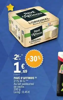 E.Leclerc Pavé D'affinois offre