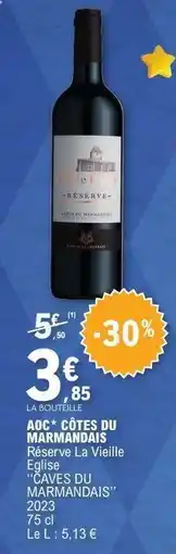 E.Leclerc AOC* CÔTES DU MARMANDAIS offre