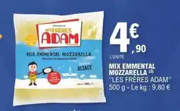 E.Leclerc MIX EMMENTAL MOZZARELLA offre